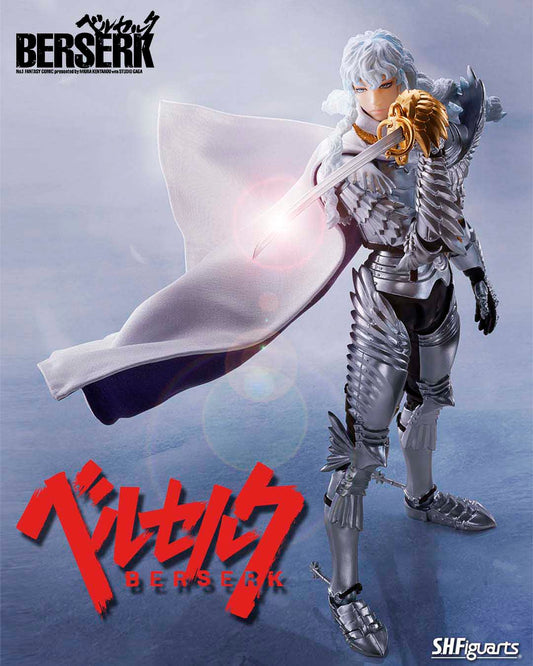 Griffith ( Hawk of Light ) & Horse Figura 15,5cm Berserk SH Figuarts