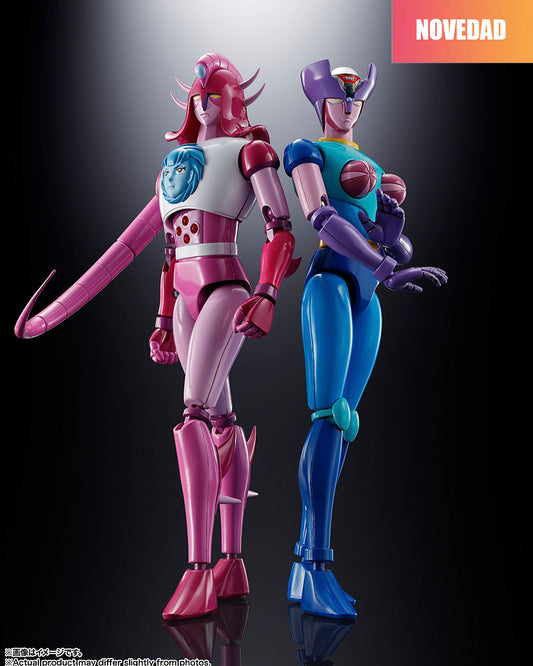 GX-108 Rhein X1 & GX/11R Dianan a set 2 Figuras 17cm Mazinguer Z Soul of Chogokin