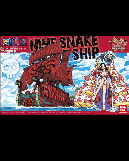 Maqueta One Piece Grand Ship Collection  Nine Snake Kuja Pirate Ship Model Kit 15 cm