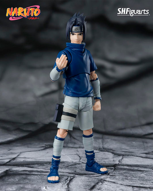 Naruto Figura S.H. Figuarts Sasuke Uchiha -Ninja Prodigy of the Uchiha Clan Bloodline- 13 cm