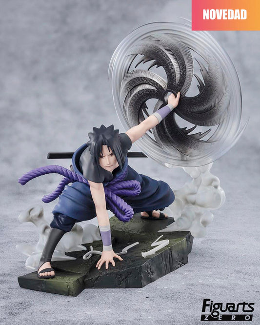 Naruto Shippuden Estatua PVC FiguartsZERO Extra Battle Sasuke Uchiha -The Light & Dark of the Mangekyo Sharingan- 20 cm