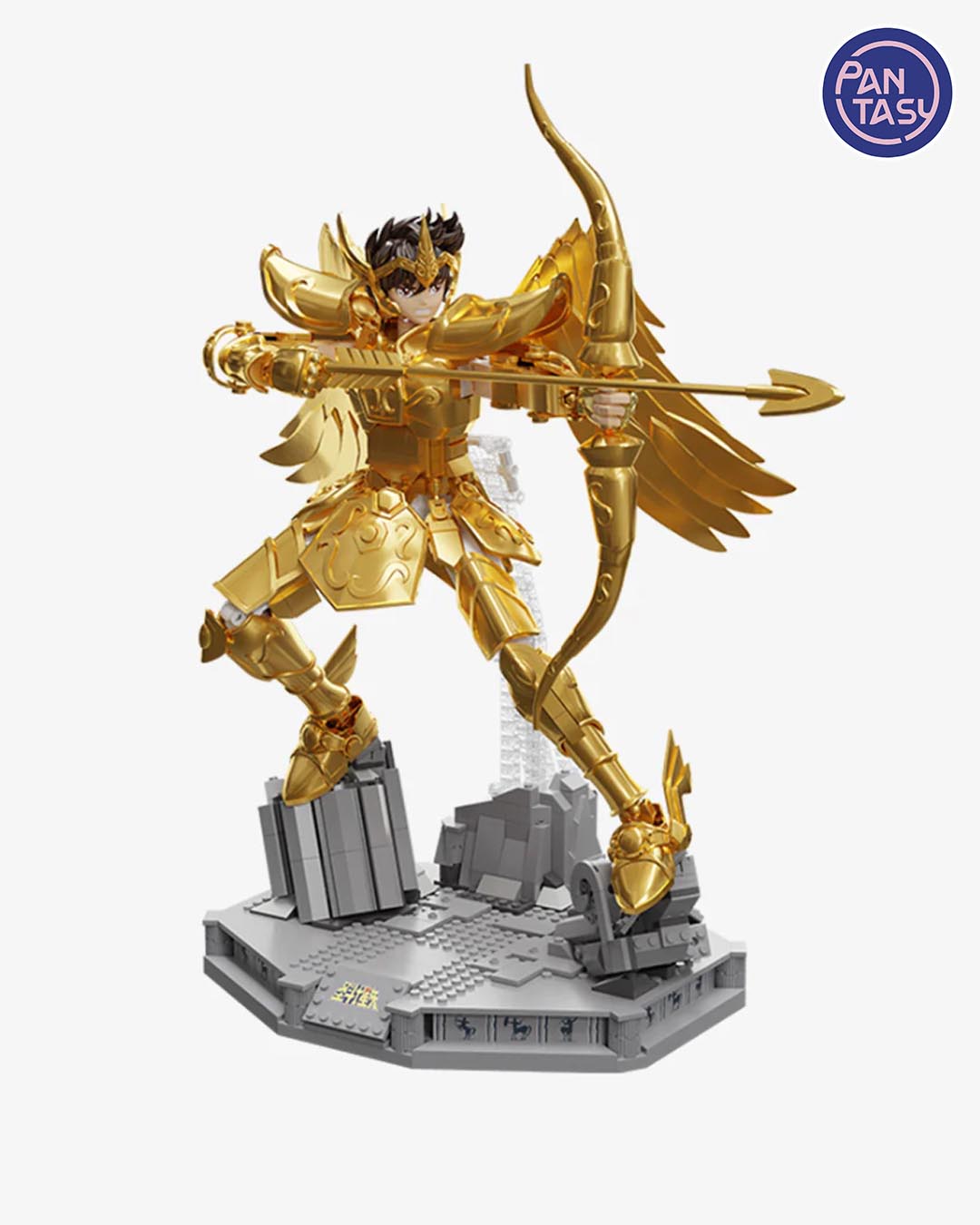 Sagittarius The Gold Archer Set Construccion 47cm Saint Seiya