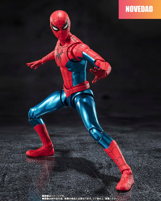 Spider-Man (New Red & Blue Suit) Figura 15cm Spider-Man No Way Home Marvel SH Figuarts