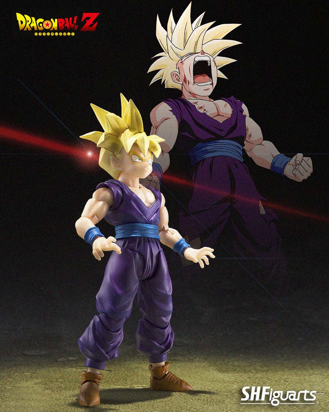 Super Saiyan Son Gohan " The warrior Who Surpassed Goku" figura 11cm Dragon Ball Z SH Figuarts