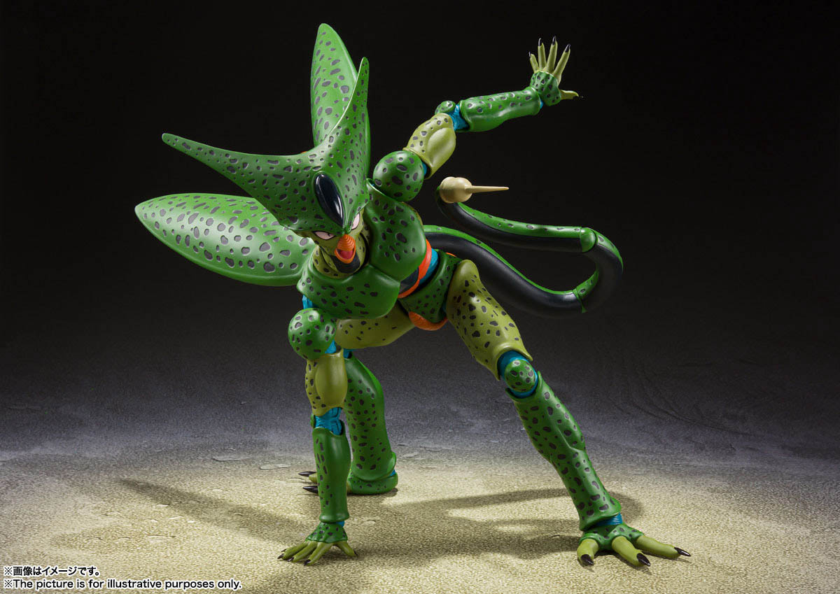 Cell First Form version 17 cm Dragon Ball Z SH Figuarts.