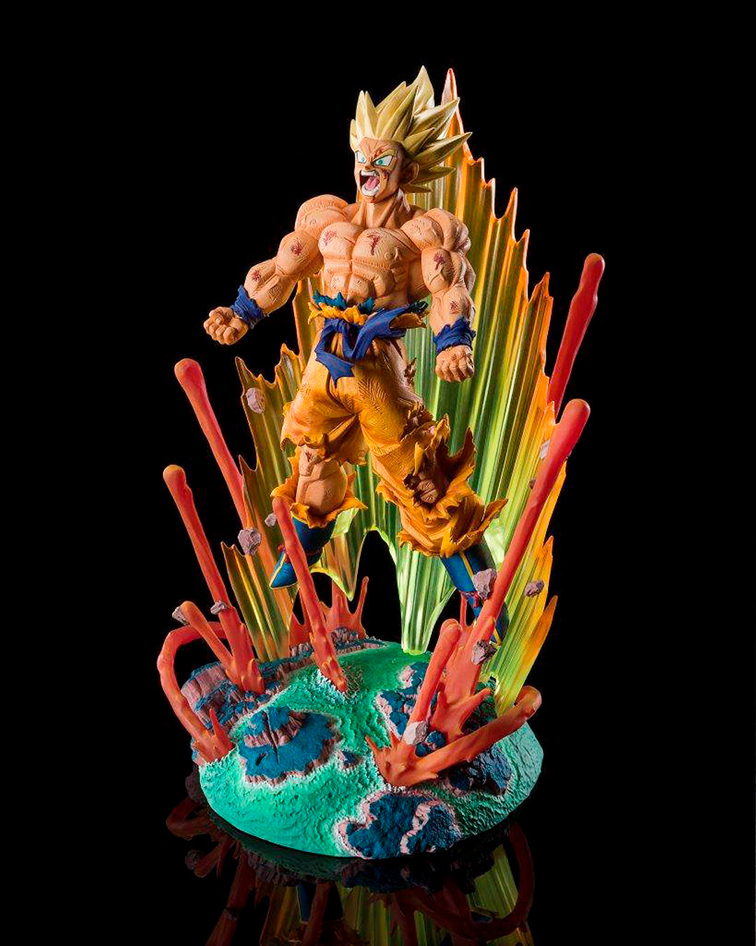 Dragon Ball Z Estatua PVC FiguartsZERO (Extra Battle) Super Saiyan Son Goku -Are You Talking About Krillin?!!!!!- 27 cm