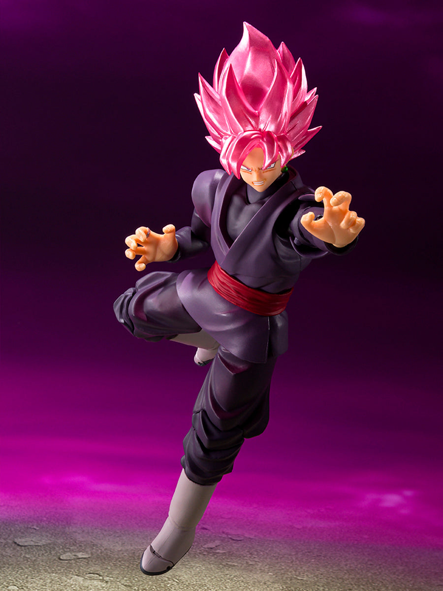 Figura Black Goku Super Saiyan Rose. Dragon Ball Super. SH Figuarts