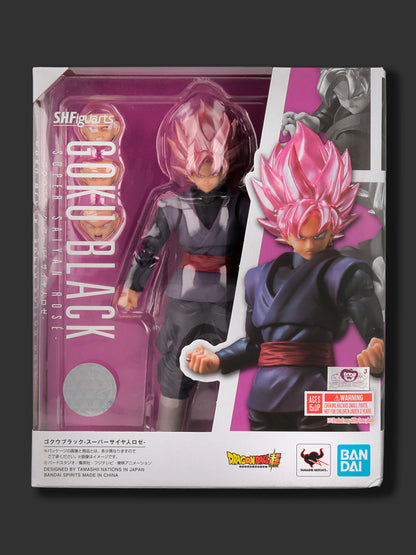 Figura Black Goku Super Saiyan Rose. Dragon Ball Super. SH Figuarts