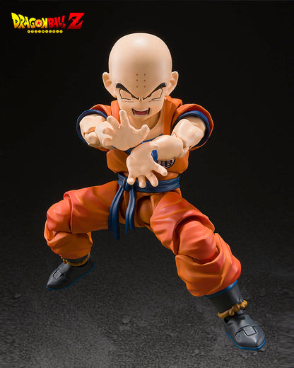 Krillin Earth's strongest man. Figura 11,5 cm Dragon Ball Z SH Figuarts.RE-ISSUE