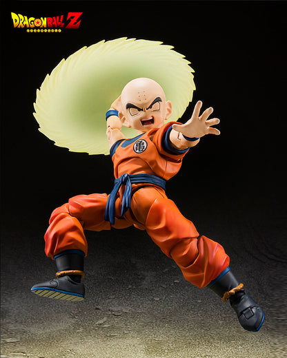 Krillin Earth's strongest man. Figura 11,5 cm Dragon Ball Z SH Figuarts.RE-ISSUE