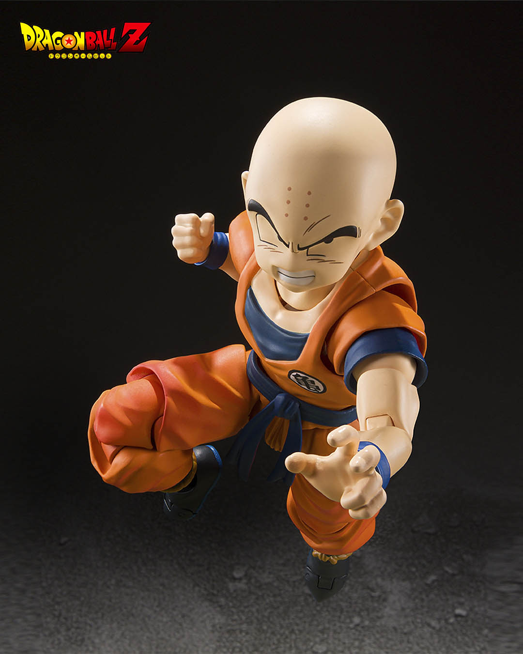 Krillin Earth's strongest man. Figura 11,5 cm Dragon Ball Z SH Figuarts.RE-ISSUE