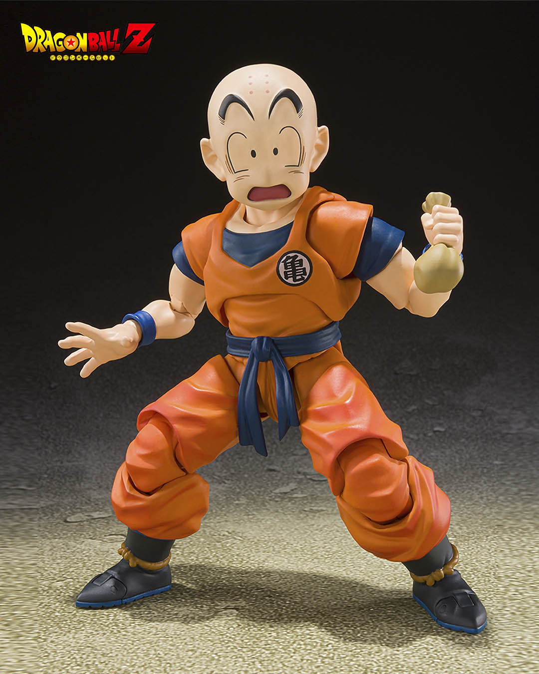 Krillin Earth's strongest man. Figura 11,5 cm Dragon Ball Z SH Figuarts.RE-ISSUE