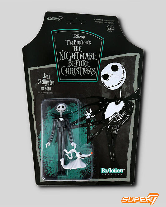 Pesadilla antes de Navidad ReAction  Figura Jack Skellington 10 cm