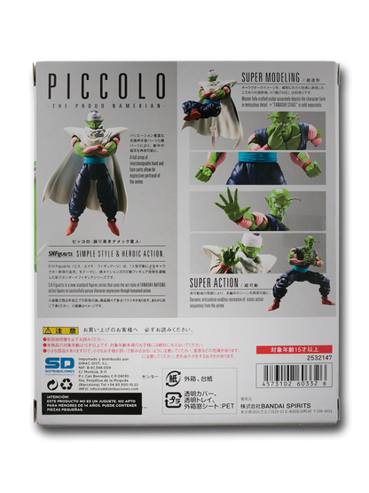 Piccolo ( The Proud Namekian). Dragon Ball Z. SH Figuarts