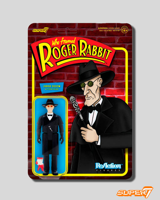 ¿Quién engañó a Roger Rabbit? Figura ReAction Judge Doom 10 cm