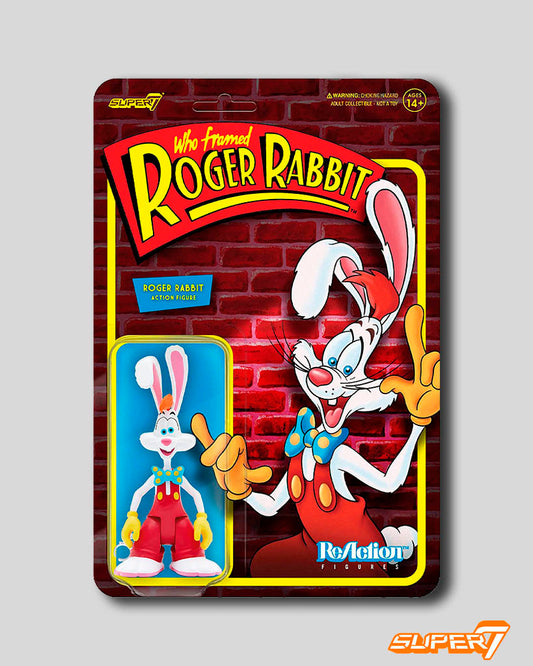 ¿Quién engañó a Roger Rabbit? Figura ReAction Roger Rabbit 10 cm