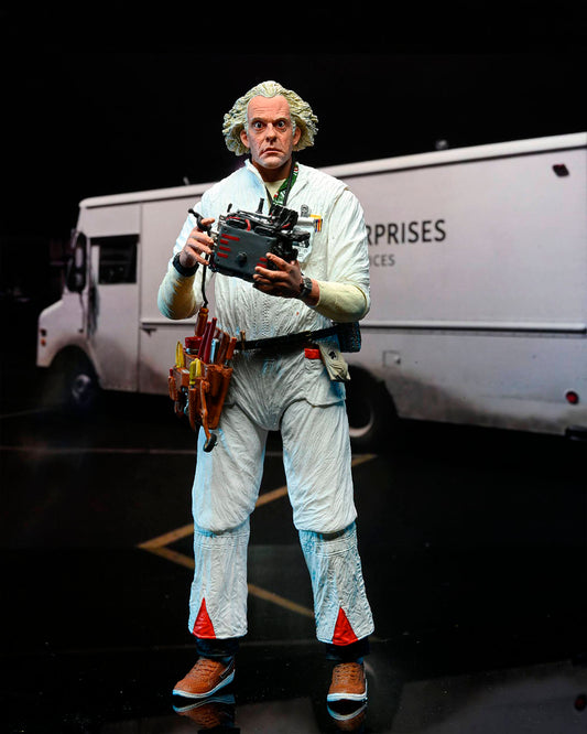 Regreso al Futuro Figura Ultimate Doc Brown (1985) 18 cm