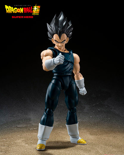 Vegeta Super Hero. Figura 14cm Dragon Ball Super SH Figuarts.