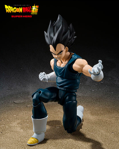 Vegeta Super Hero. Figura 14cm Dragon Ball Super SH Figuarts.