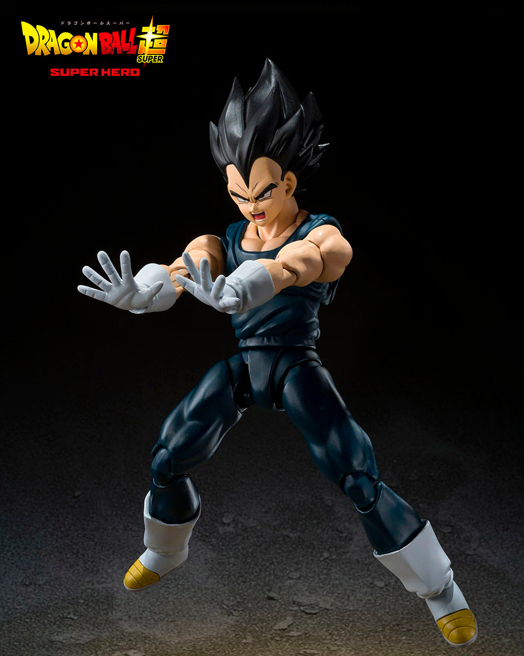 Vegeta Super Hero. Figura 14cm Dragon Ball Super SH Figuarts.