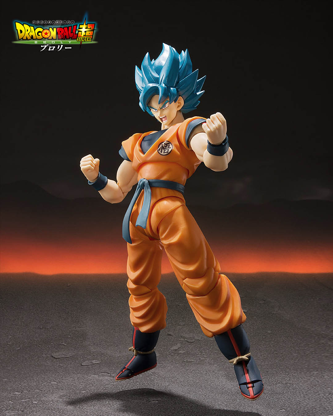 Super Saiyan God Super Saiyan Goku Figura 14cm Dragon Ball Super SH Figuarts RE-RUN