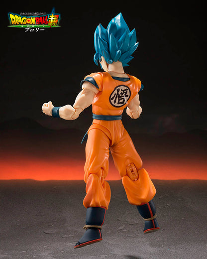 Super Saiyan God Super Saiyan Goku Figura 14cm Dragon Ball Super SH Figuarts RE-RUN