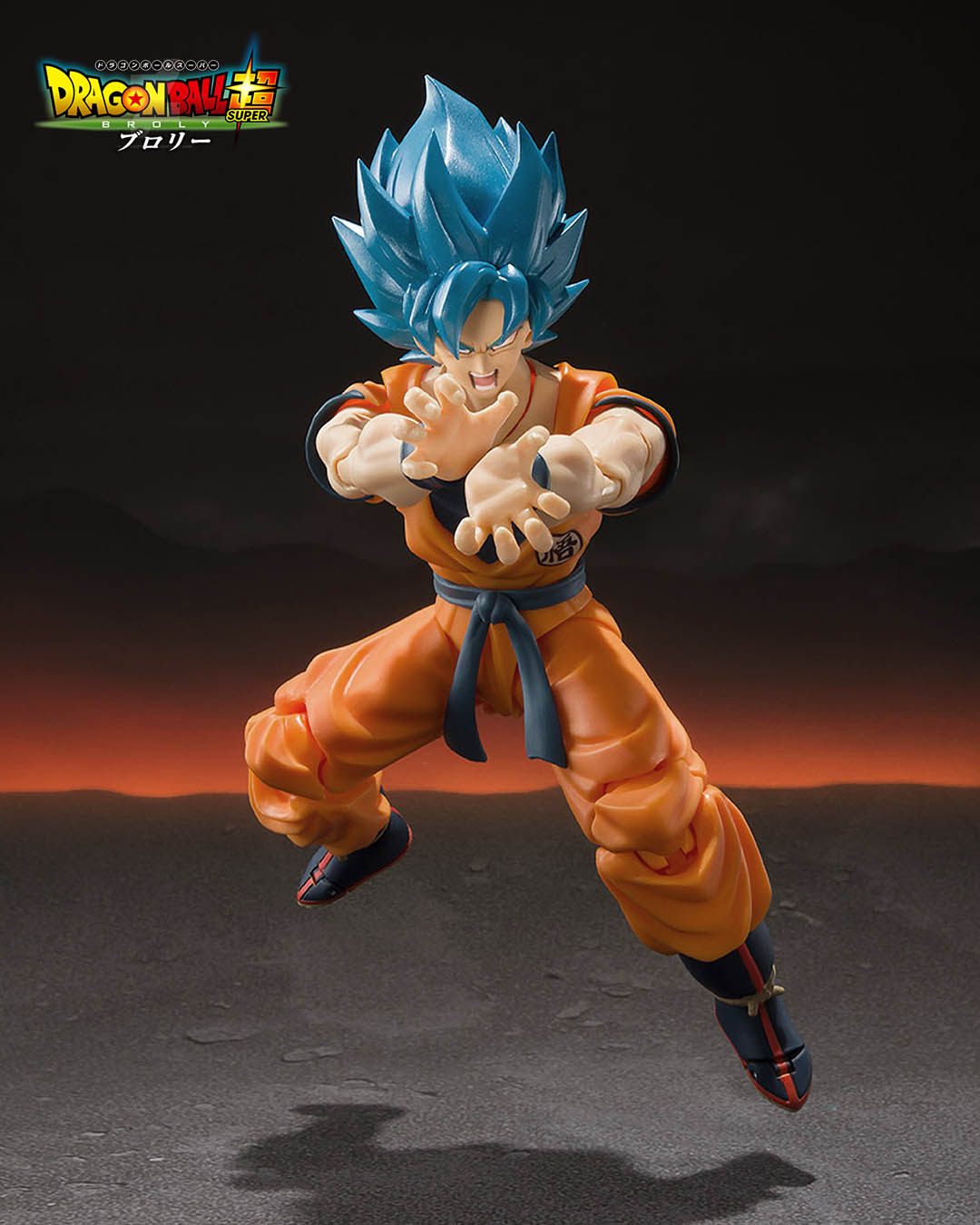 Super Saiyan God Super Saiyan Goku Figura 14cm Dragon Ball Super SH Figuarts RE-RUN