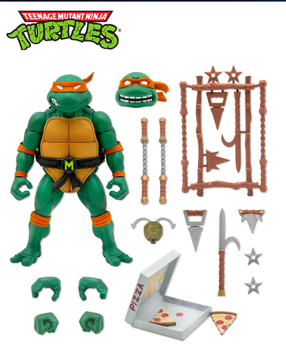 Tortugas Ninja Figura Ultimates Michaelangelo 18 cm