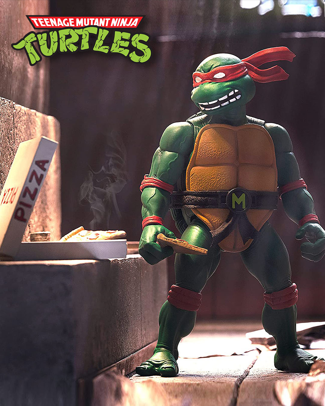 Tortugas Ninja Figura Ultimates Michaelangelo 18 cm